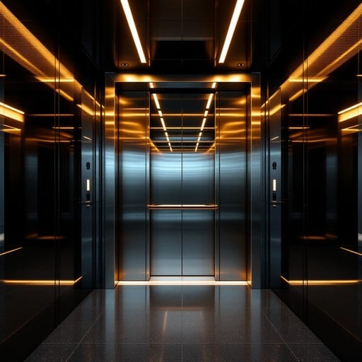 luxurious-elevator-interior-stockcake